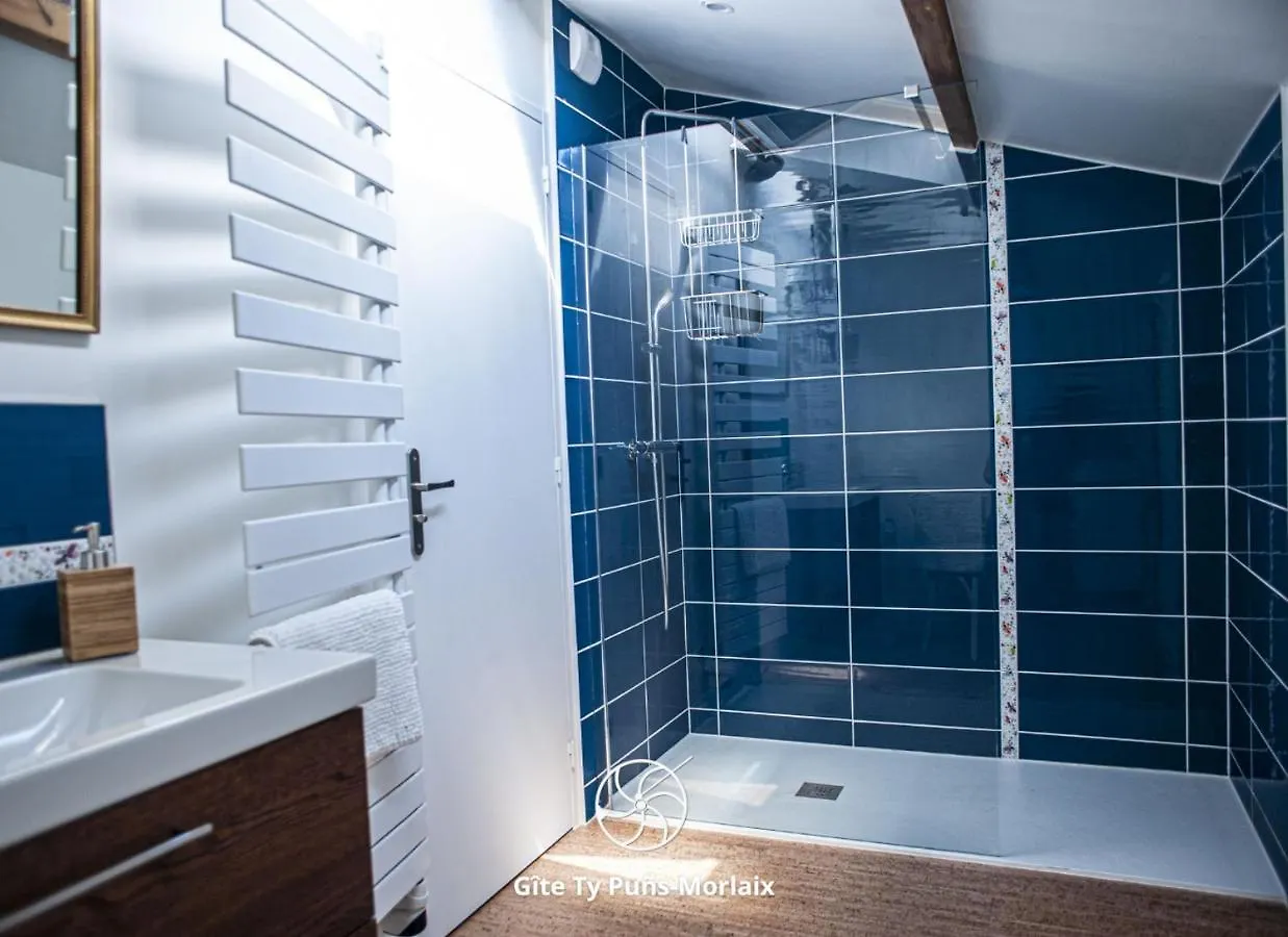 Ty Puns - Gite Ecoresponsable Dans Un Espace Verdoyant En Centre-Ville Morlaix Apartament