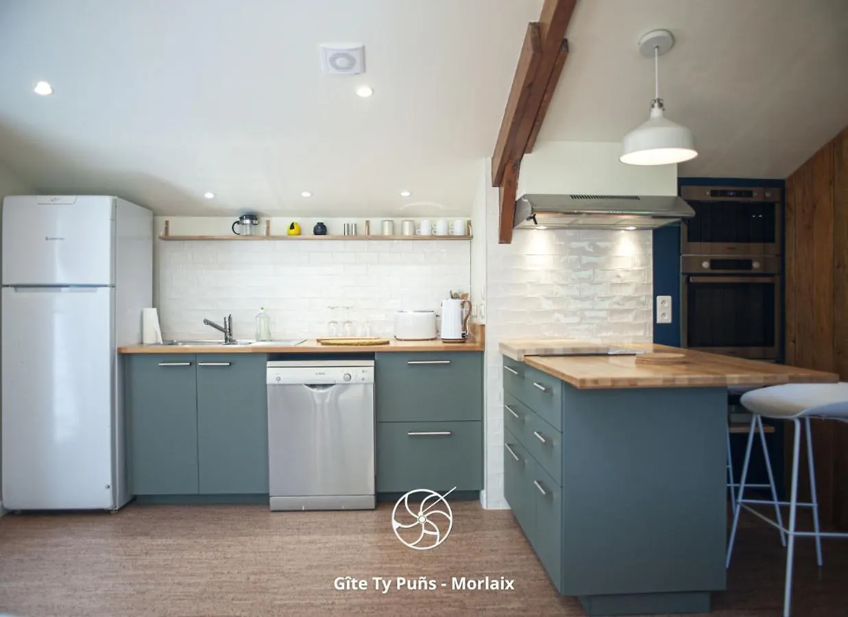 Appartement Ty Puns - Gîte cosy et calme avec spa et jardin Morlaix France