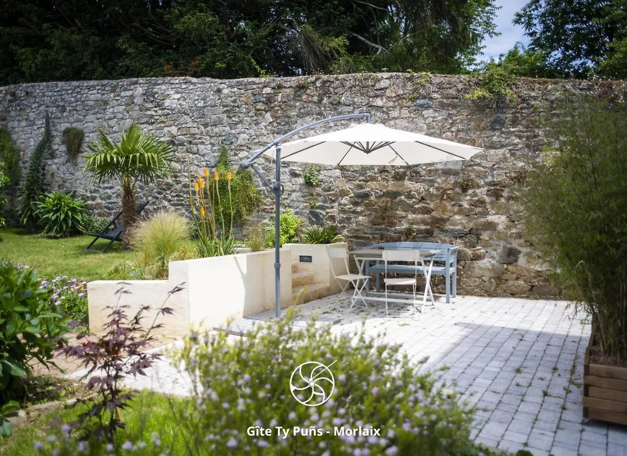 Appartement Ty Puns - Gîte cosy et calme avec spa et jardin Morlaix