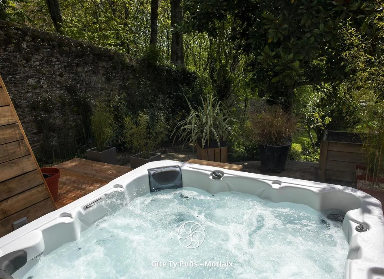 Ty Puns - Gîte cosy et calme avec spa et jardin Morlaix 0*,